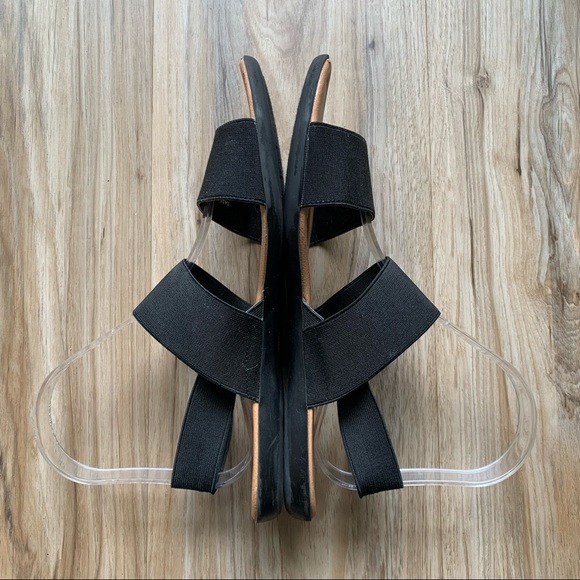 BASS “Violet” Flat Sandals Elastic Straps Comfort Flats Women’s Size 7.5 Shoes - Picture 6 of 12